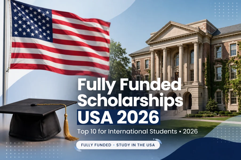 Top 10 Fully Funded Scholarships in USA for International Students 2026